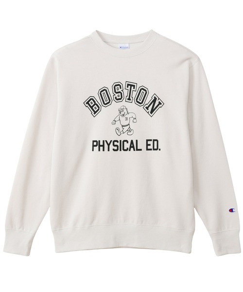 Champion(チャンピオン)の「Champion Crew Neck Sweatshirt(スウェット・メンズ・ブラック/ダークグリーン/グレー/オフホワイト/ネイビー・XL/L/M)」の2枚目の写真