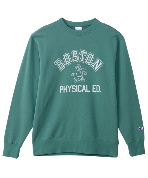 Champion(チャンピオン)の「Champion Crew Neck Sweatshirt(スウェット・メンズ・ブラック/ダークグリーン/グレー/オフホワイト/ネイビー・XL/L/M)」の4枚目の写真