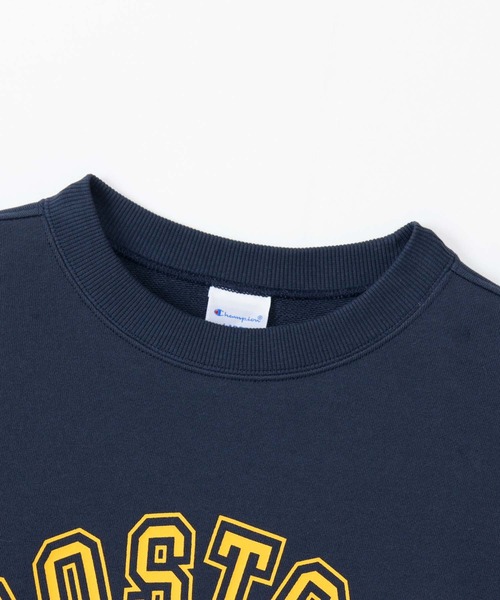 Champion(チャンピオン)の「Champion Crew Neck Sweatshirt(スウェット・メンズ・ブラック/ダークグリーン/グレー/オフホワイト/ネイビー・XL/L/M)」の9枚目の写真