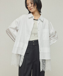 Firsthand | Firsthand/ファーストハンド オーバーサイズ レースレイヤードシャツ(シャツ/ブラウス)