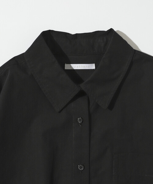 Firsthand（ファーストハンド）の「Firsthand/ファーストハンド オーバーサイズ レースレイヤード レギュラーカラーシャツ（シャツ/ブラウス・レディース・ブルー/ブラック/ホワイト・FREE）」の9枚目の写真