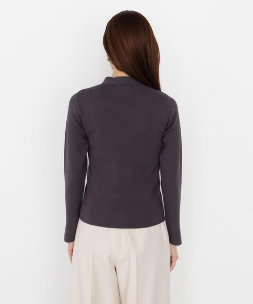 PROPORTION BODY DRESSING(プロポーションボディドレッシング)の「パールリングボウタイニット / 1215270912(ニット/セーター・レディース・ホワイト系その他/ボルドー/ダークグレー/グレー・SMALL/MEDIUM)」の8枚目の写真