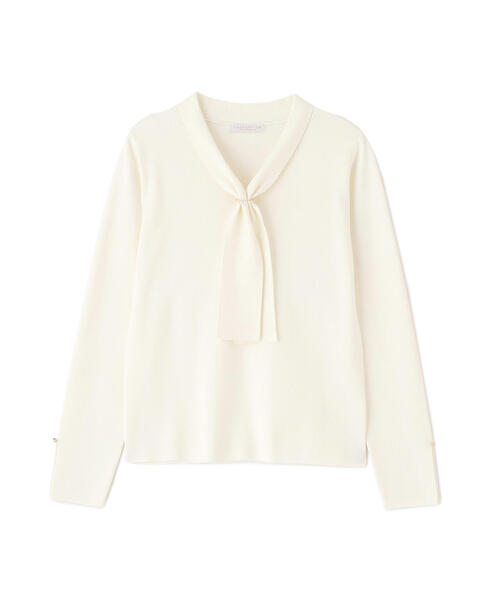 PROPORTION BODY DRESSING(プロポーションボディドレッシング)の「パールリングボウタイニット / 1215270912(ニット/セーター・レディース・ホワイト系その他/ボルドー/ダークグレー/グレー・SMALL/MEDIUM)」の14枚目の写真