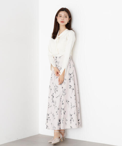 PROPORTION BODY DRESSING(プロポーションボディドレッシング)の「パールリングボウタイニット / 1215270912(ニット/セーター・レディース・ホワイト系その他/ボルドー/ダークグレー/グレー・SMALL/MEDIUM)」の16枚目の写真