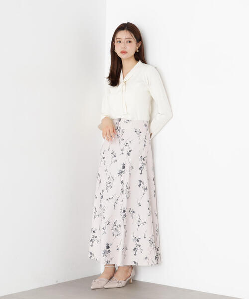 PROPORTION BODY DRESSING(プロポーションボディドレッシング)の「パールリングボウタイニット / 1215270912(ニット/セーター・レディース・ホワイト系その他/ボルドー/ダークグレー/グレー・SMALL/MEDIUM)」の18枚目の写真