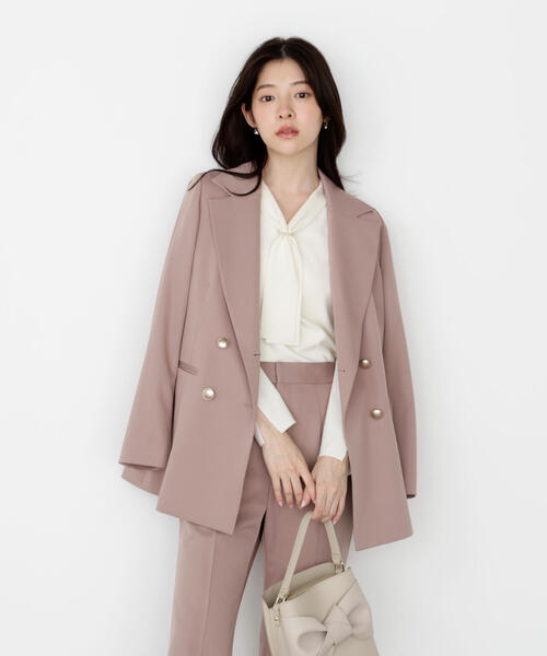 PROPORTION BODY DRESSING(プロポーションボディドレッシング)の「パールリングボウタイニット / 1215270912(ニット/セーター・レディース・ホワイト系その他/ボルドー/ダークグレー/グレー・SMALL/MEDIUM)」の22枚目の写真