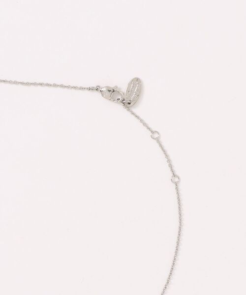 NEW DIAMANTE HEART ヴィヴィアン NEW DIAMANTE HEART ピアス(シルバー×パープル)（メンズ
