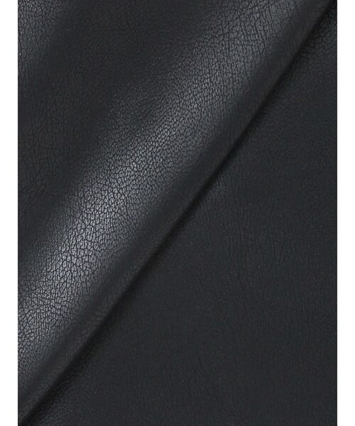 EATME（イートミー）の「ヘムジップフェイクレザースカート（スカート・レディース・ブラック/チョコ・SMALL/MEDIUM）」の9枚目の写真