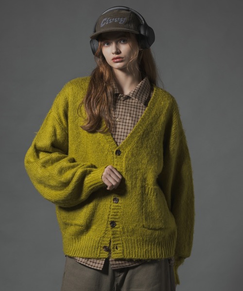 the toeシャギーニットカーディガンshaggy カーディガン SHAGGY KNIT
