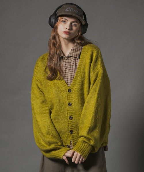 CIVVY.（シヴィ―）の「Shaggy Knit Cropped Cardigan - シャギーニット