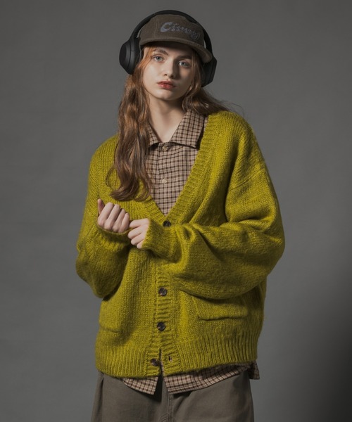 CIVVY.（シヴィ―）の「Shaggy Knit Cropped Cardigan - シャギーニット