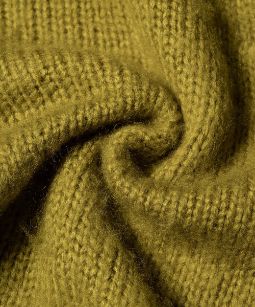 Shaggy Knit Cropped Cardigan - シャギーニットクロップド