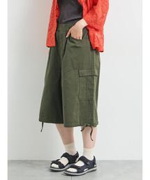 裾ドロストカーゴハーフパンツ