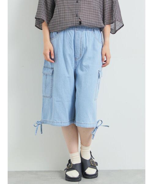 SM2（エスエムツー）の「裾ドロストカーゴハーフパンツ（その他パンツ・レディース・チャコールグレー/カーキ/サックスブルー・M/S）」の14枚目の写真