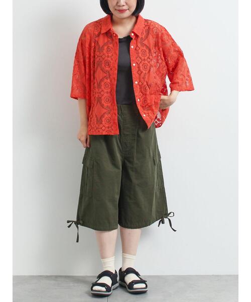SM2（エスエムツー）の「裾ドロストカーゴハーフパンツ（その他パンツ・レディース・チャコールグレー/カーキ/サックスブルー・M/S）」の20枚目の写真