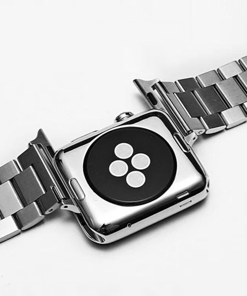 MAISON SELECT(メゾンセレクト)の「8B4 Apple Watch用 メタルベルト(デジタル腕時計・メンズ・ゴールド/ピンクゴールド/シルバー・38-41mm/42-45mm)」の5枚目の写真