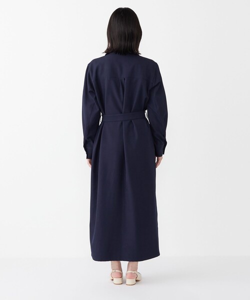 新品　SHIPS Colors ノースリーブシャツワンピース ネイビー 新品 SHIPS Colors ノースリーブシャツワンピース ネイビー