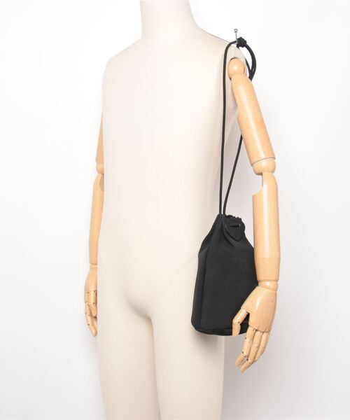 HASHIBAMI（ハシバミ）の「HASHIBAMI/ボンサック ポシェット（ショルダーバッグ・レディース・ブラック/ブラウン・FREE）」の3枚目の写真