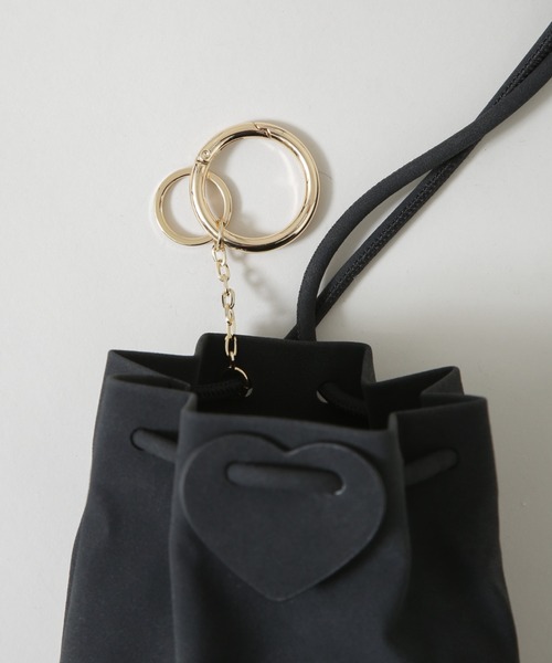 HASHIBAMI（ハシバミ）の「HASHIBAMI/ボンサック ポシェット（ショルダーバッグ・レディース・ブラック/ブラウン・FREE）」の7枚目の写真