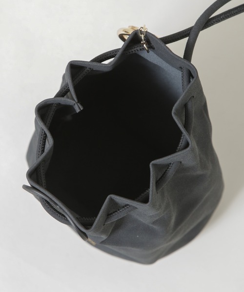 HASHIBAMI（ハシバミ）の「HASHIBAMI/ボンサック ポシェット（ショルダーバッグ・レディース・ブラック/ブラウン・FREE）」の13枚目の写真