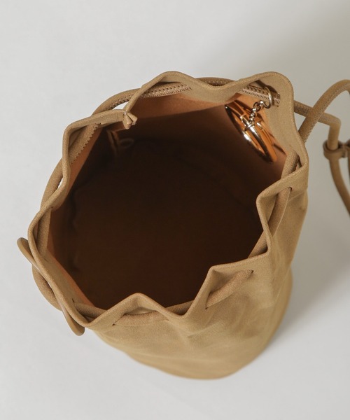 HASHIBAMI（ハシバミ）の「HASHIBAMI/ボンサック ポシェット（ショルダーバッグ・レディース・ブラック/ブラウン・FREE）」の14枚目の写真