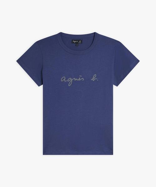 ロゴプリント コットン 半袖Tシャツ ”Brando”（Tシャツ