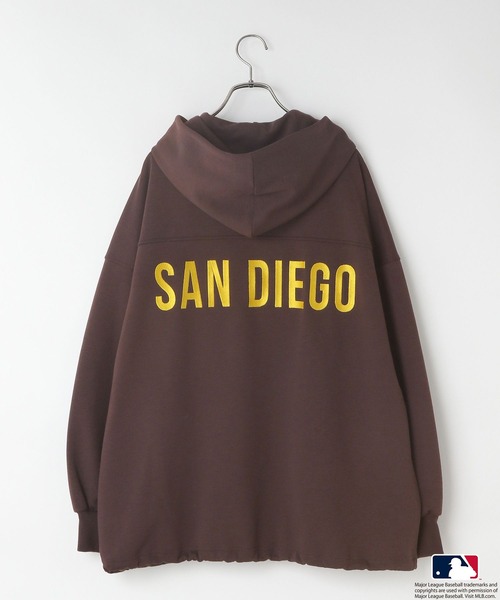 LOWRYS FARM（ローリーズファーム）の「ＭＬＢダンボールフーディ　579076（パーカー・レディース・ネイビー/シルバー/グリーン/ブラウン系その他・FREE）」の18枚目の写真