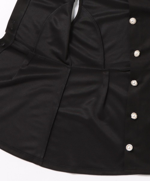 CECIL McBEE（セシルマクビー）の「スエードポンチベストセットアップ（ワンピース・レディース・ライトベージュ/ブラック・LARGE/MEDIUM）」の19枚目の写真