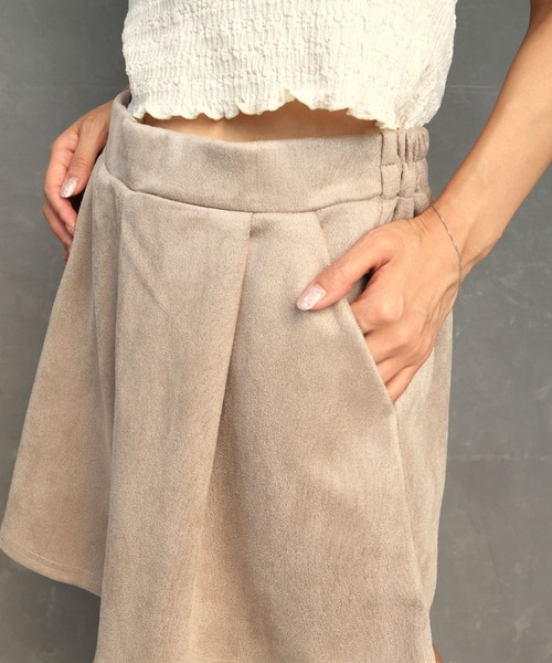 CECIL McBEE（セシルマクビー）の「スエードポンチベストセットアップ（ワンピース・レディース・ライトベージュ/ブラック・LARGE/MEDIUM）」の13枚目の写真