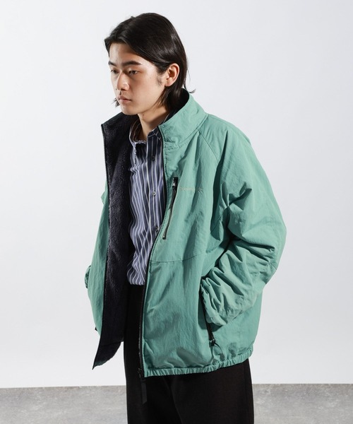 BAYFLOW（ベイフロー）の「ナイロンボアリバーシブルスタンドブルゾン（ブルゾン・メンズ・ターコイズブルー/グレー/ブラック・LARGE/MEDIUM）」の10枚目の写真