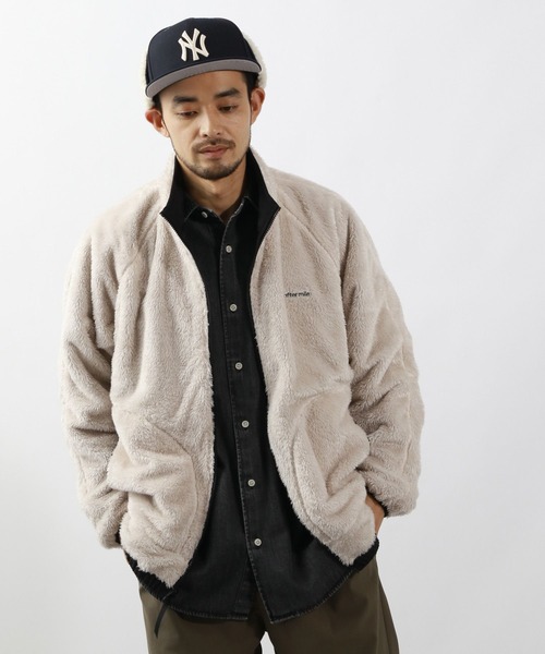 BAYFLOW（ベイフロー）の「ナイロンボアリバーシブルスタンドブルゾン（ブルゾン・メンズ・ターコイズブルー/グレー/ブラック・LARGE/MEDIUM）」の20枚目の写真