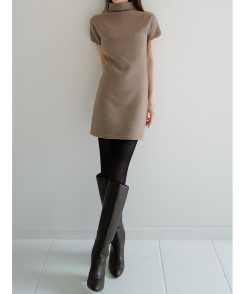 【新品未使用】maison celon high neck mini dress high neck mini dress（ドレス）｜celon（セロン）の