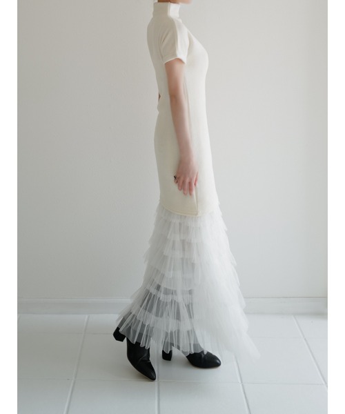 high neck mini dress（ドレス）｜celon（セロン）の