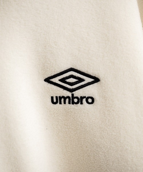 UMBRO(アンブロ)の「UMBRO 別注コラボオーバーサイズワンポイントロゴ刺繍サイドラインハーフジップフリース(スウェット・メンズ・ネイビー/オフホワイト/ブラック・M/L/XL)」の22枚目の写真