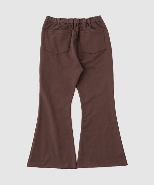 Lamrof（ラムロフ）の「LAMROF / ラムロフ SWEAT BELLBOTTOM（スウェットパンツ・メンズ・ブラウン・2）」の2枚目の写真
