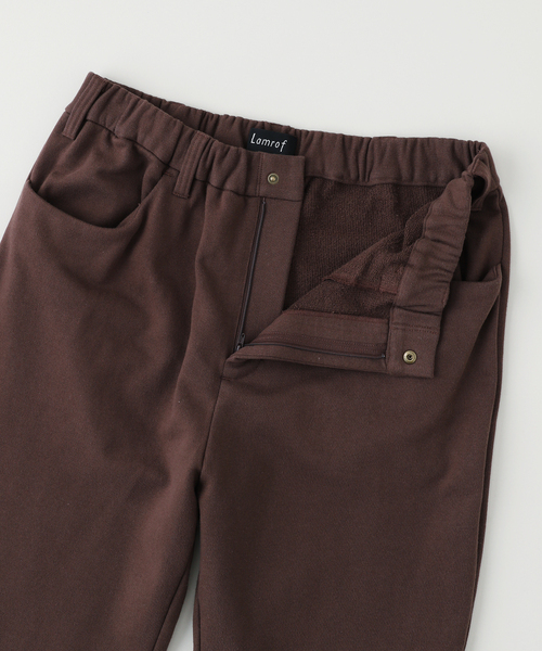 Lamrof（ラムロフ）の「LAMROF / ラムロフ SWEAT BELLBOTTOM（スウェットパンツ・メンズ・ブラウン・2）」の4枚目の写真