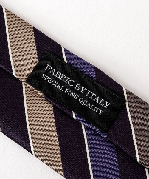 NOLLEY’S（ノーリーズ）の「CANEPA スリーカラーストライプネクタイ 25AWコレクション（ネクタイ・メンズ・ブルー系その他6・FREE）」の5枚目の写真