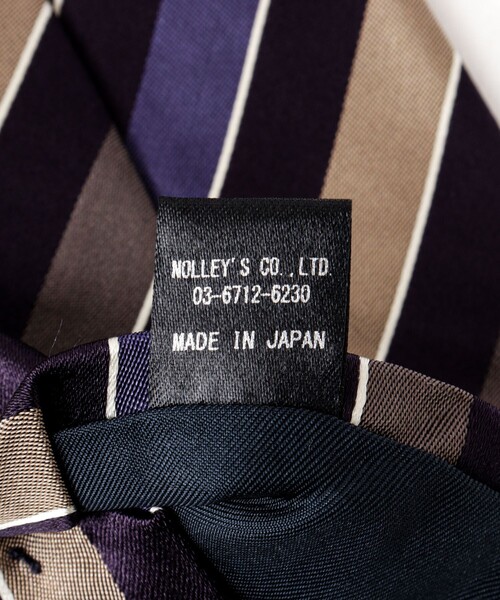 NOLLEY’S（ノーリーズ）の「CANEPA スリーカラーストライプネクタイ 25AWコレクション（ネクタイ・メンズ・ブルー系その他6・FREE）」の7枚目の写真