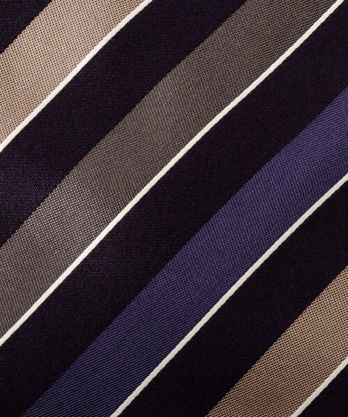 NOLLEY’S（ノーリーズ）の「CANEPA スリーカラーストライプネクタイ 25AWコレクション（ネクタイ・メンズ・ブルー系その他6・FREE）」の11枚目の写真