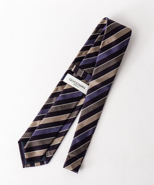 NOLLEY’S（ノーリーズ）の「CANEPA スリーカラーストライプネクタイ 25AWコレクション（ネクタイ・メンズ・ブルー系その他6・FREE）」の17枚目の写真