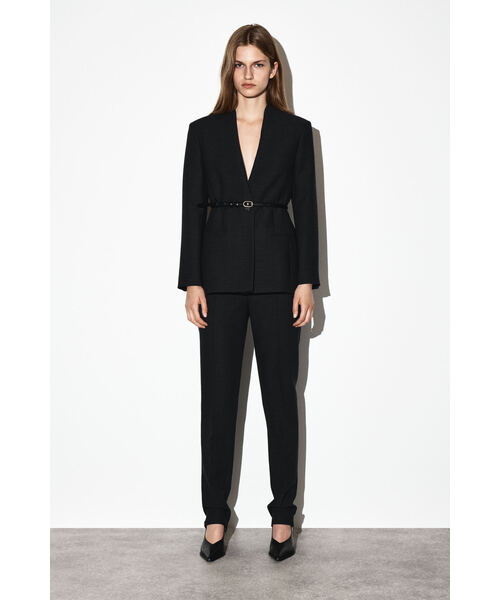 セール】ウエストノーカラーブレザー（ノーカラージャケット）｜COS