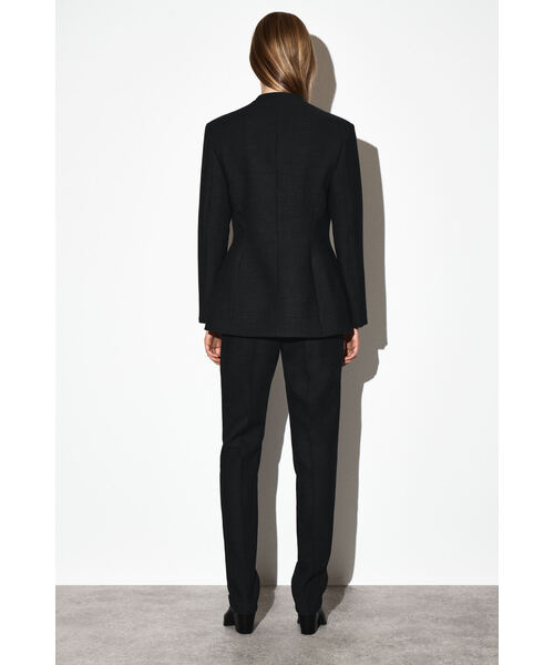 【美品】COS ノーカラージャケット セール】ウエストノーカラーブレザー（ノーカラージャケット）｜COS