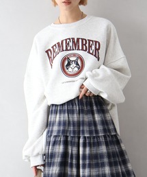 SpRay（スプレイ）の「ネコカレッジスウェット（スウェット）」