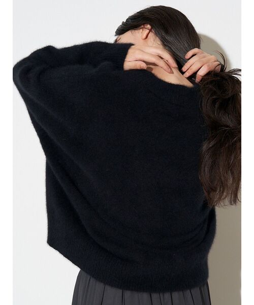 フォックスウールアシンメトリーニット（ニット/セーター）｜ELENDEEK