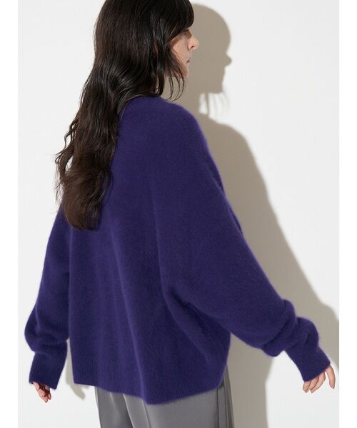 フォックスウールアシンメトリーニット（ニット/セーター）｜ELENDEEK