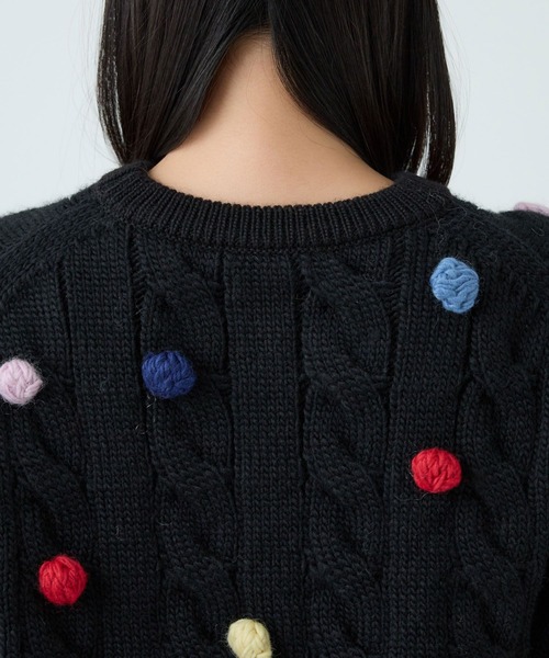 Chaos（カオス）の「Chaos(カオス)/ポップコーンニット（ニット/セーター・レディース・ブラック・FREE）」の15枚目の写真