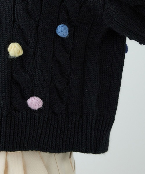 Chaos（カオス）の「Chaos(カオス)/ポップコーンニット（ニット/セーター・レディース・ブラック・FREE）」の18枚目の写真