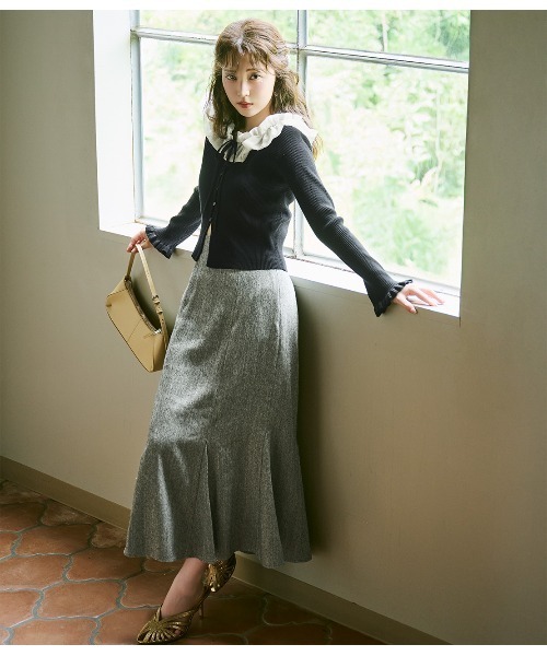 セール】ツイードマーメイドスカート（スカート）｜PEACH JOHN（ピーチ