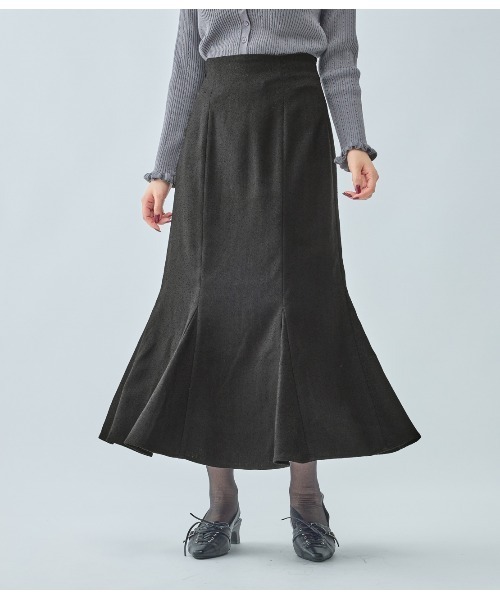 PEACH JOHN（ピーチジョン）の「ツイードマーメイドスカート（スカート・レディース・ブラック/グレー・SMALL/MEDIUM）」の5枚目の写真