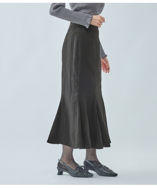 PEACH JOHN（ピーチジョン）の「ツイードマーメイドスカート（スカート・レディース・ブラック/グレー・SMALL/MEDIUM）」の6枚目の写真